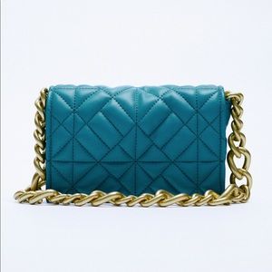 Zara Turqouise Shoulder Bag